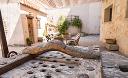 Detalles del alojamiento: restauración del pozo de los años 40.